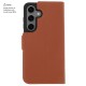 Wallet Case - Brown, Samsung Galaxy S25 Wallet Case - Brown, Samsung Galaxy S25