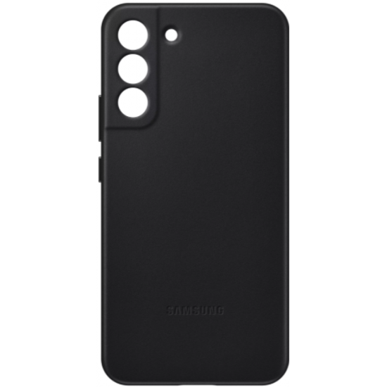 Samsung Galaxy S22 Plus Leather Cover Black