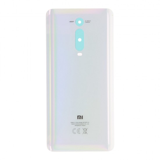 Rear cover (Original) - White, Xiaomi Mi 9T / Mi 9T Pro
