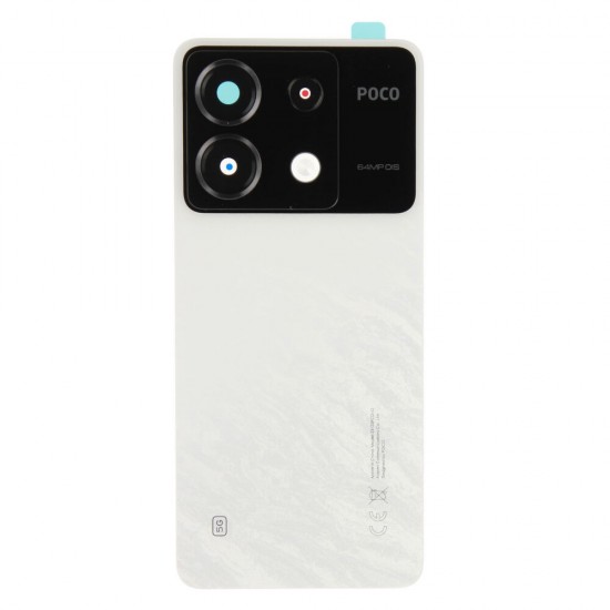 Rear cover (Original) - White, Xiaomi Poco X6